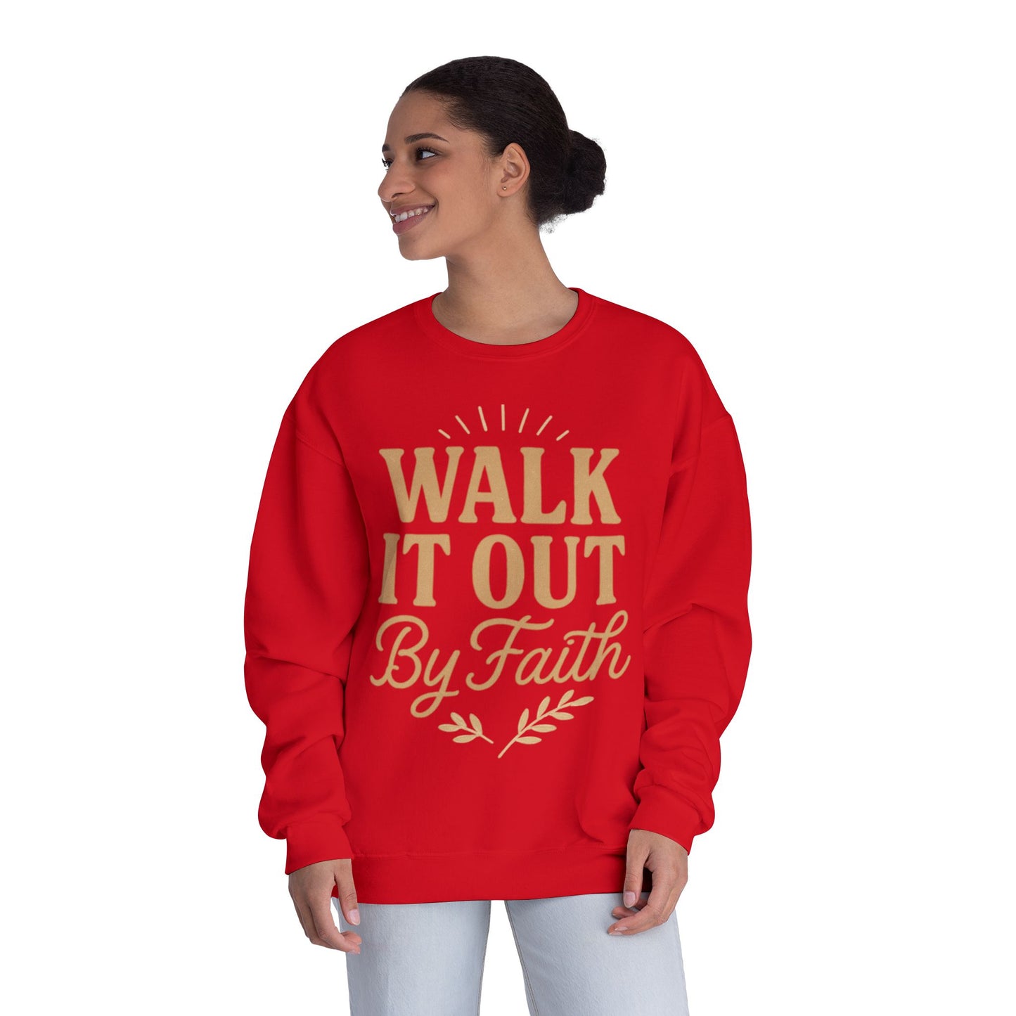 Walk It Out By Faith Unisex Sweatshirt