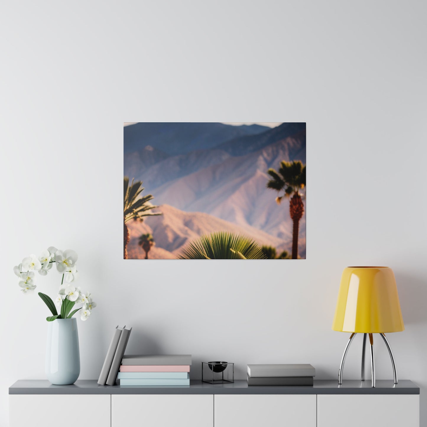 Palm Springs California Matte Canvas, Stretched, 0.75"