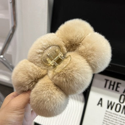 Rabbit Hair Clip