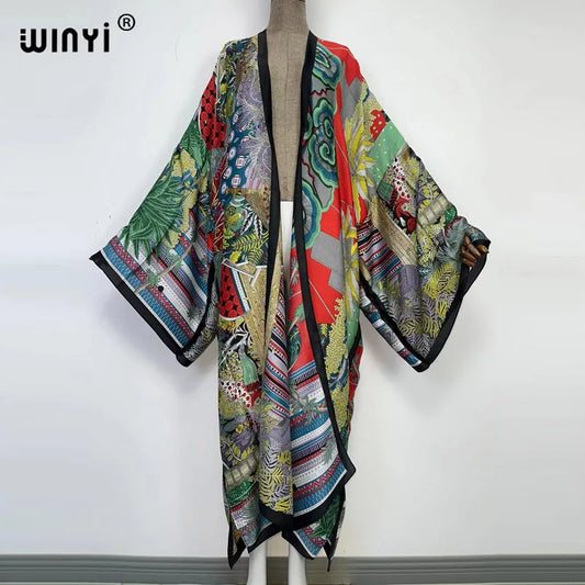 WINYI Cardigan Robe - Boho Flair