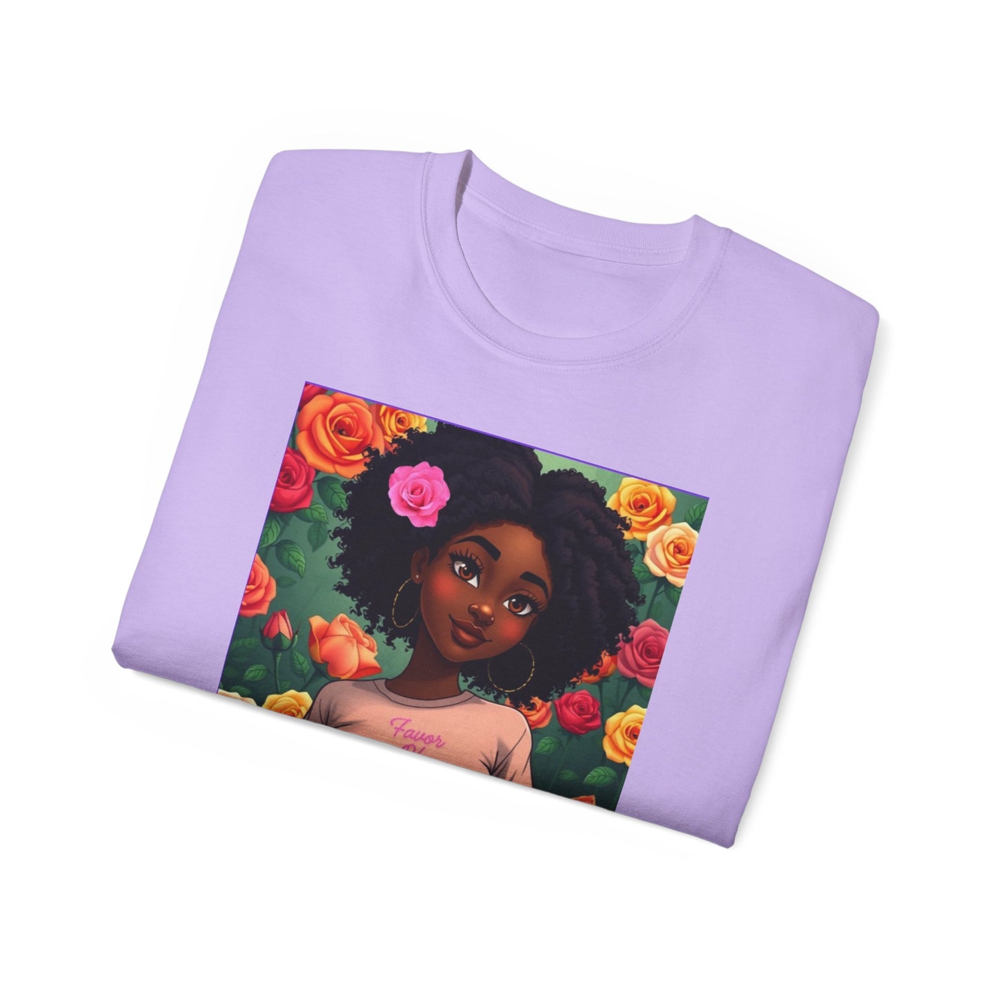 Favor Of Yahuah Tee - Hot Pink Rose