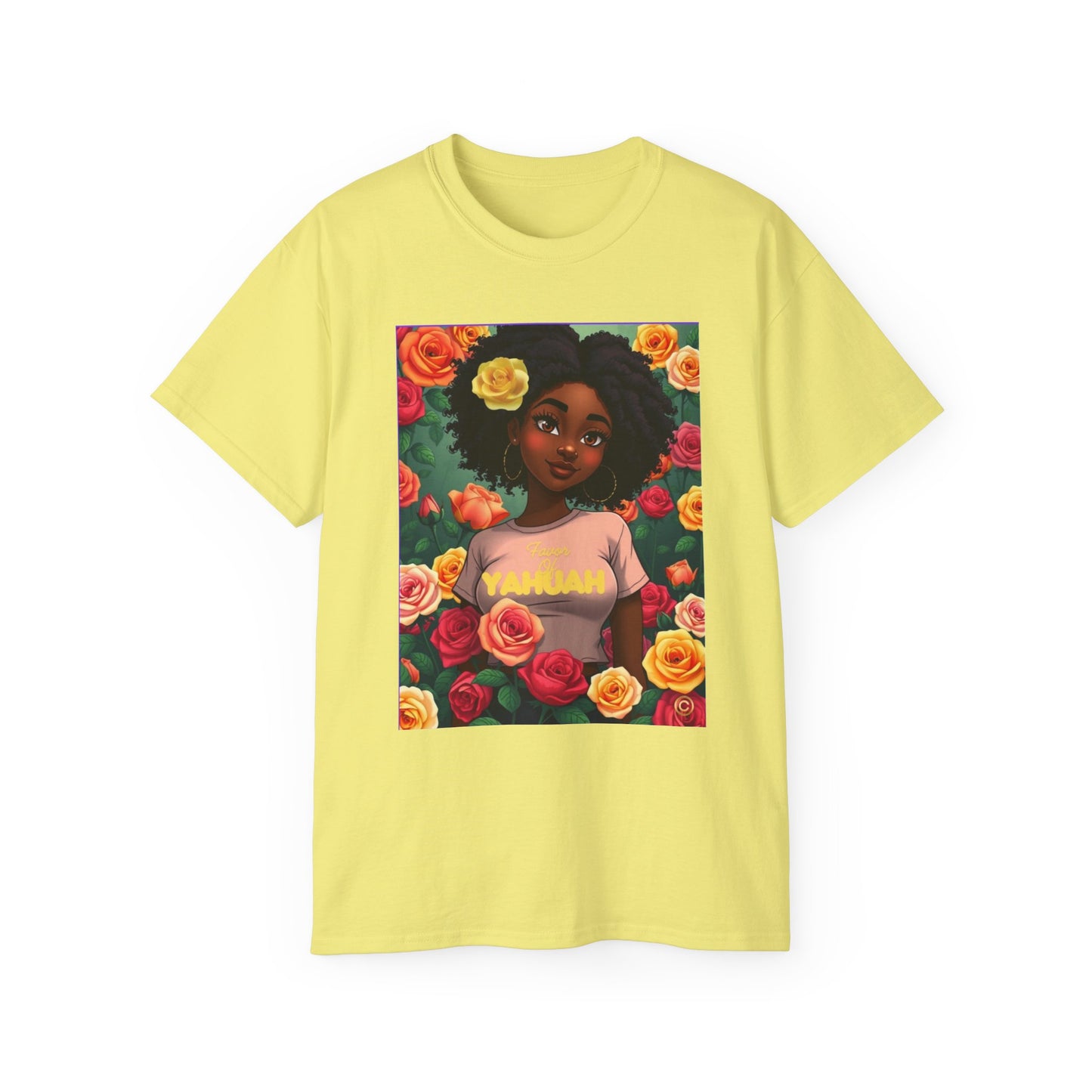 Favor Of Yahuah Tee - Yellow Rose Unisex Shirt