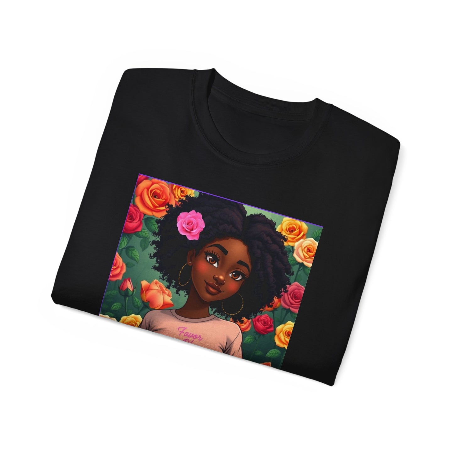 Favor Of Yahuah Tee - Hot Pink Rose