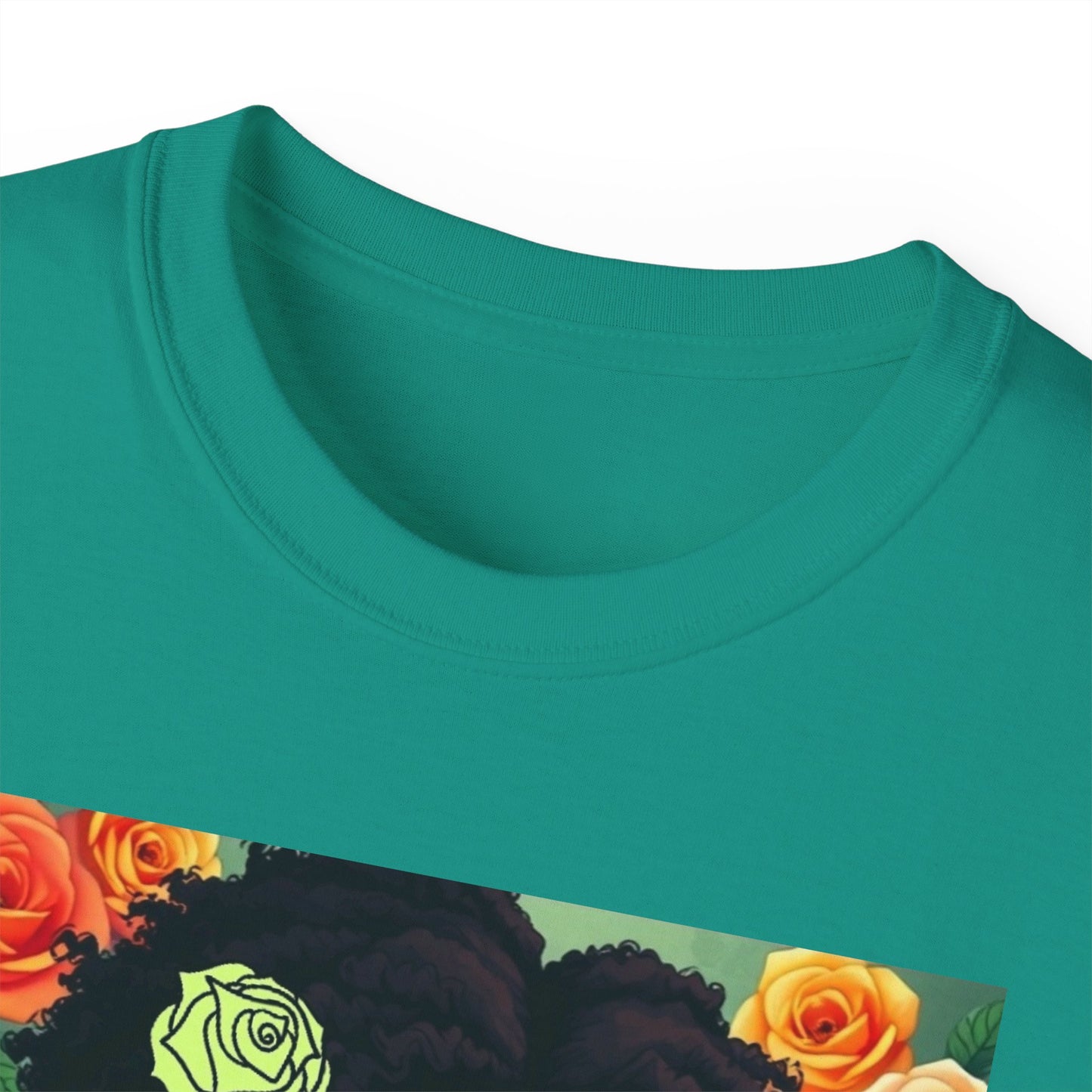 Favor Of Yahuah Tee - Lime Green Rose