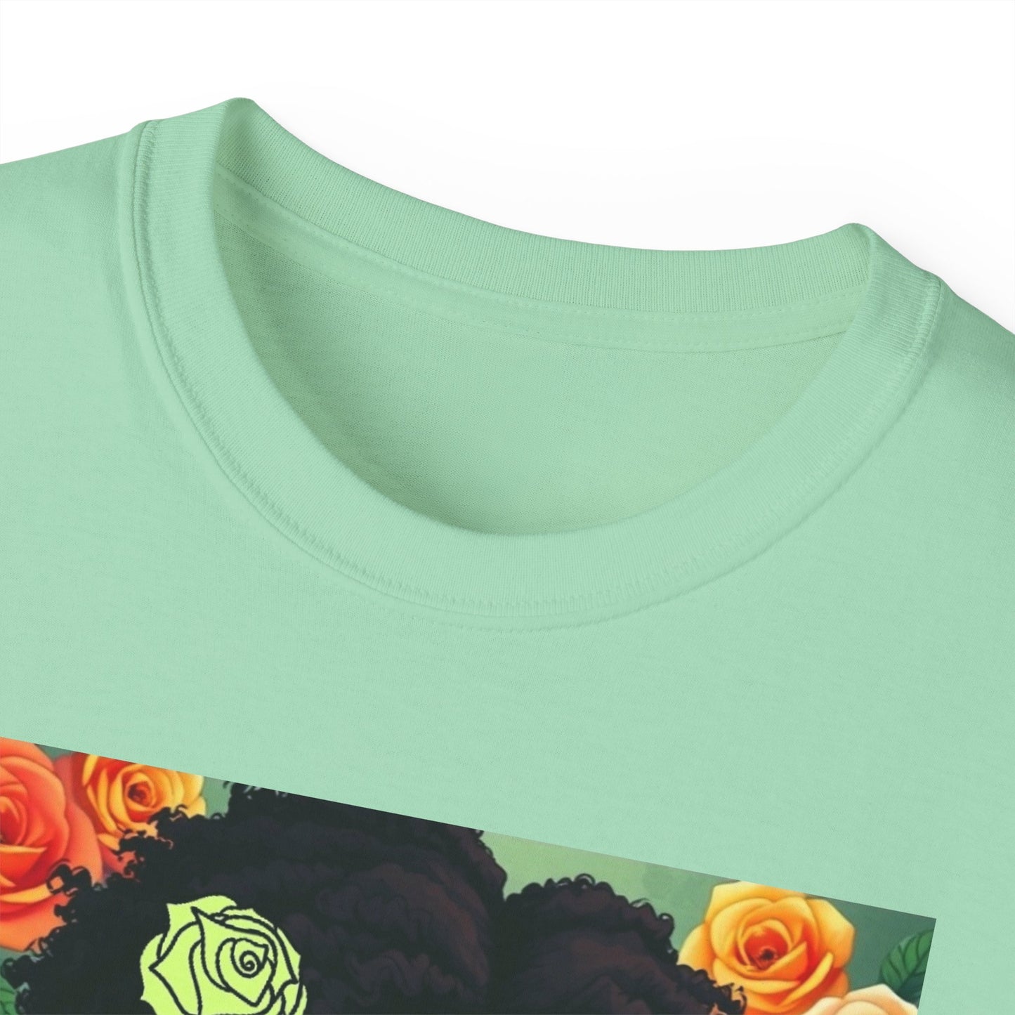 Favor Of Yahuah Tee - Lime Green Rose