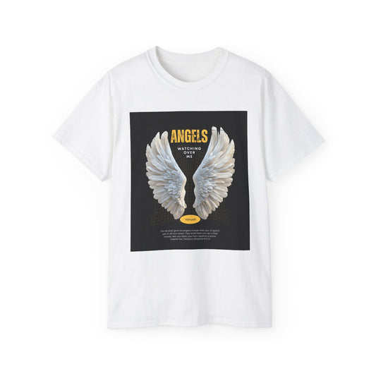 Angels Watching Over Me Unisex Tee - Psalms 91:11-12