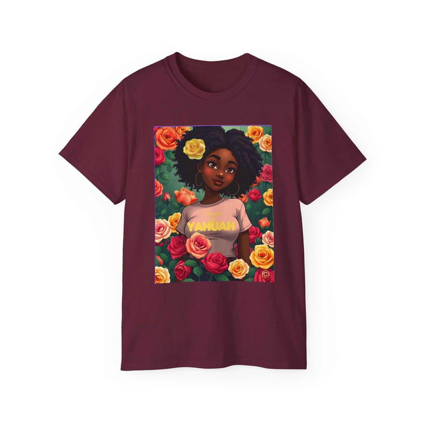 Favor Of Yahuah Tee - Yellow Rose Unisex Shirt