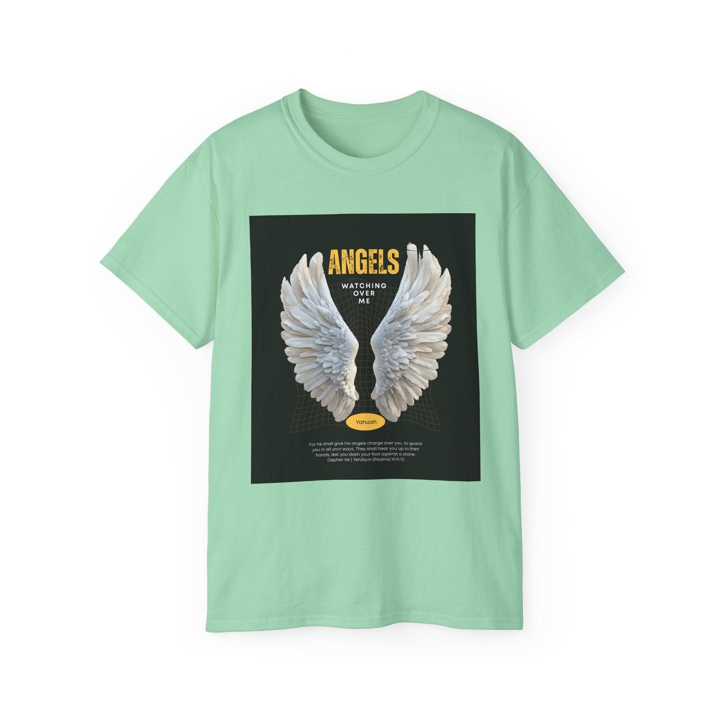 Angels Watching Over Me Unisex Tee - Psalms 91:11-12