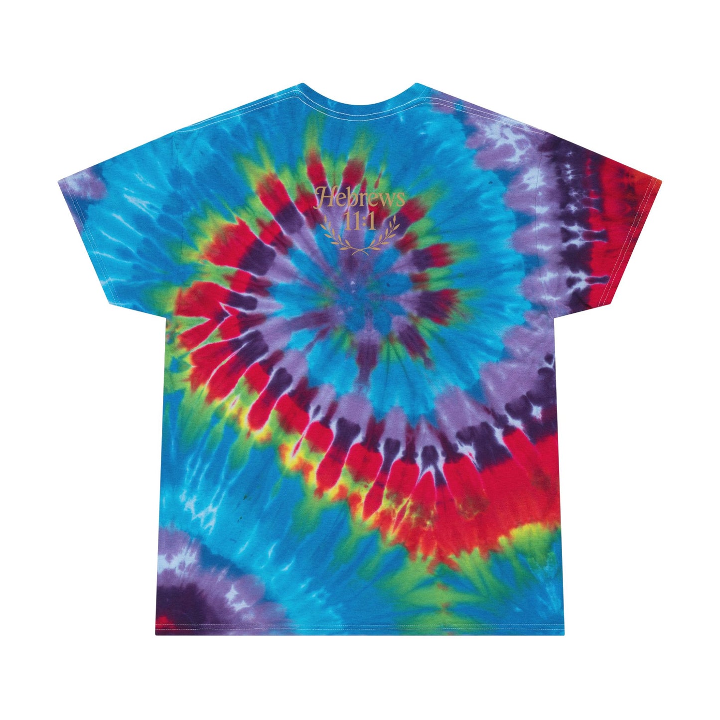 Walk It Out By Faith Tie-Dye Tee — (Hebrews 11:1)