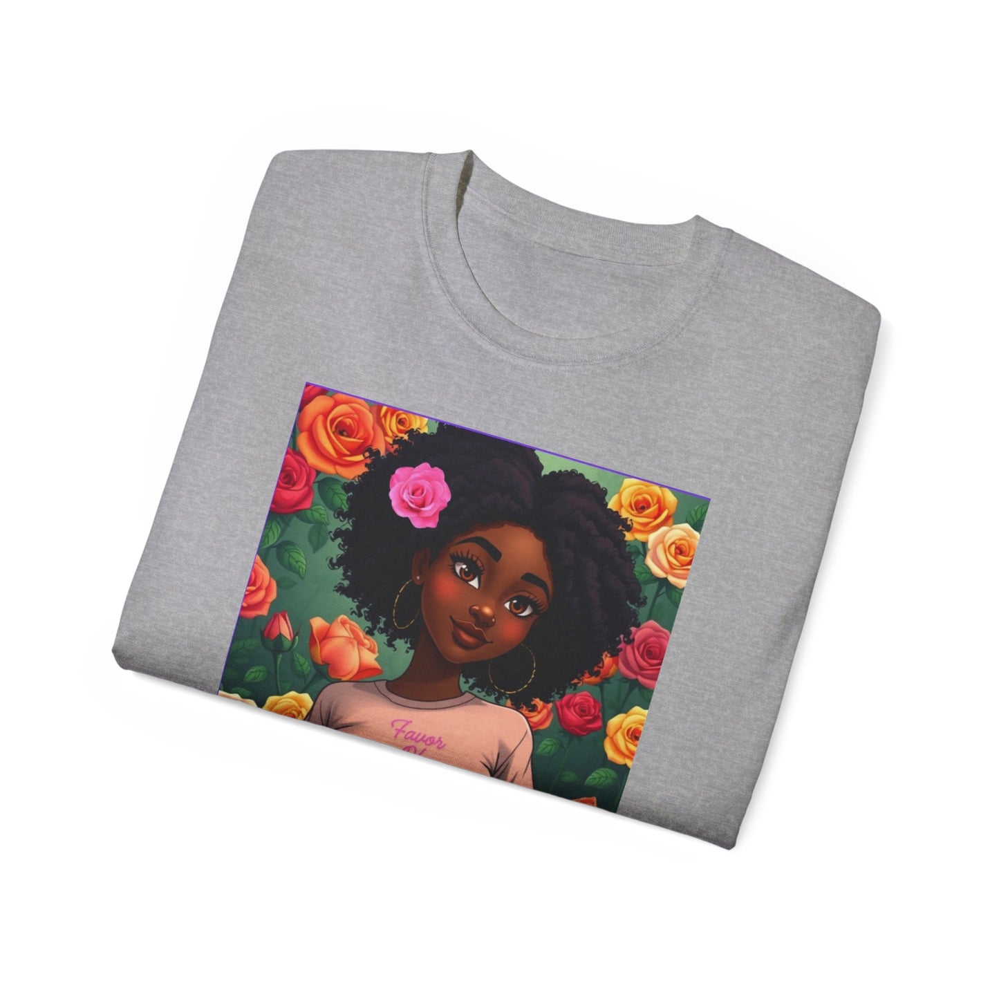 Favor Of Yahuah Tee - Hot Pink Rose