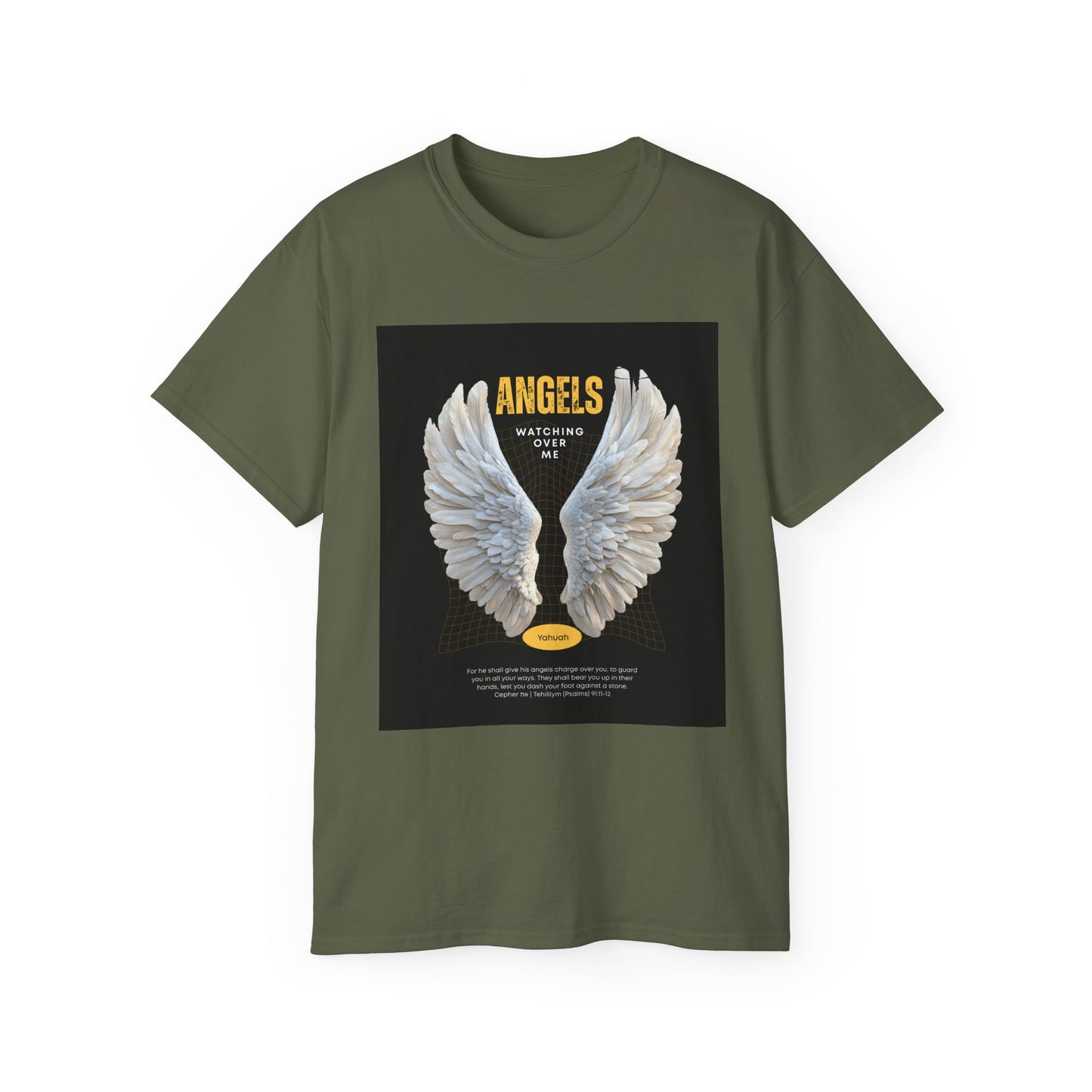Angels Watching Over Me Unisex Tee - Psalms 91:11-12