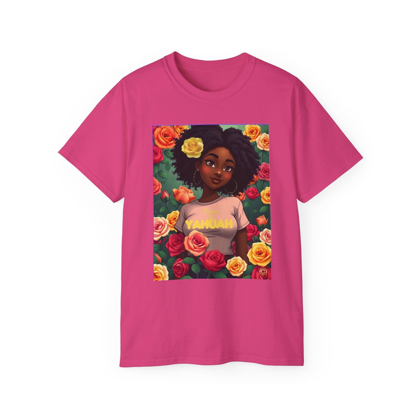 Favor Of Yahuah Tee - Yellow Rose Unisex Shirt