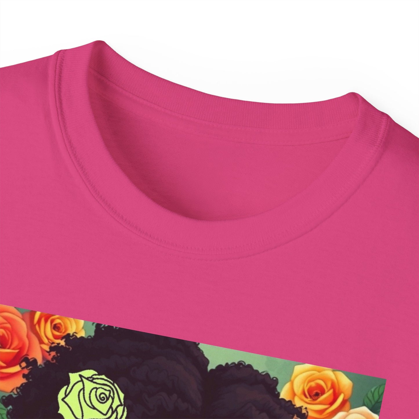 Favor Of Yahuah Tee - Lime Green Rose