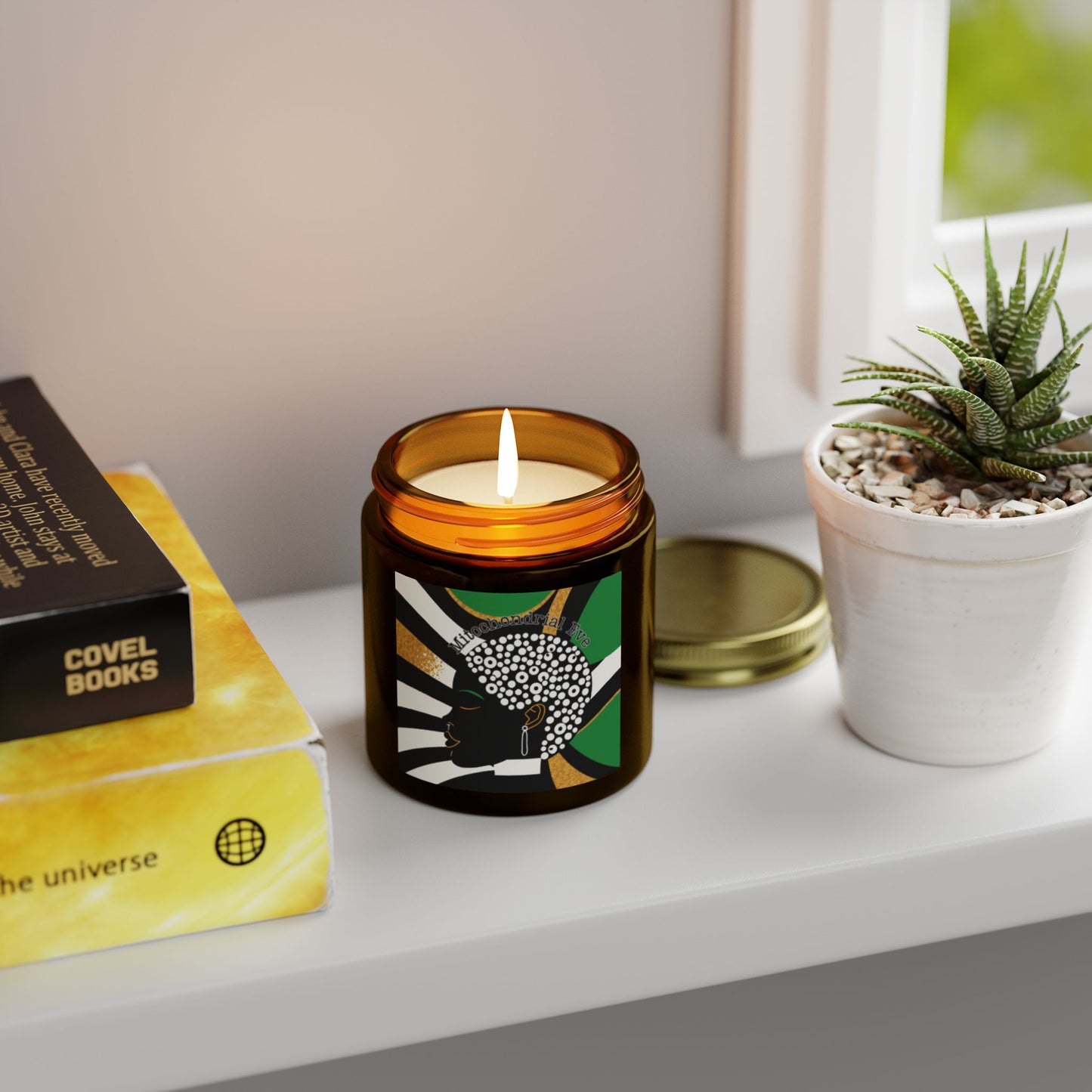 Coconut Apricot Scented Candles - Vibrant Home Decor, Unique Gift for Any Occasion, Relaxing Aromatherapy, Eco-Friendly Decor