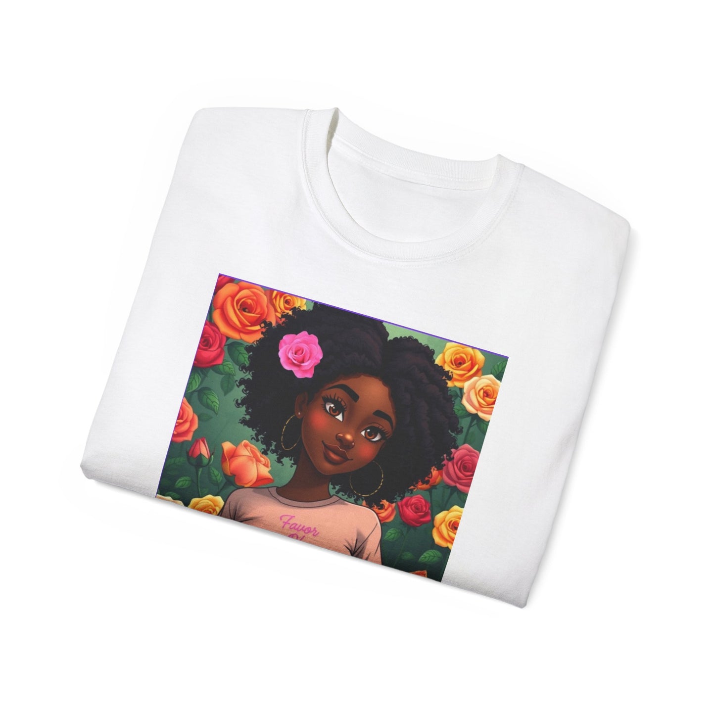 Favor Of Yahuah Tee - Hot Pink Rose