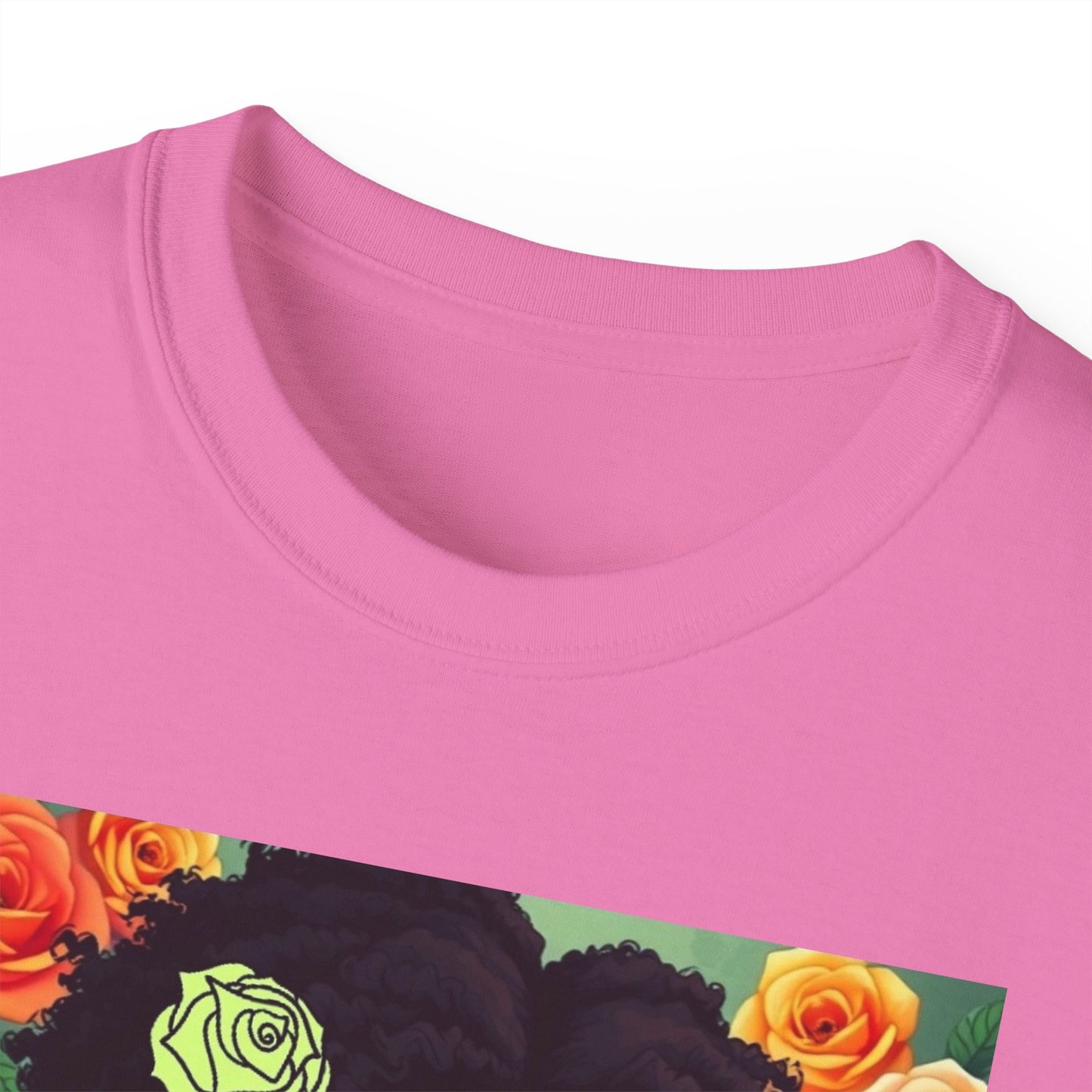 Favor Of Yahuah Tee - Lime Green Rose