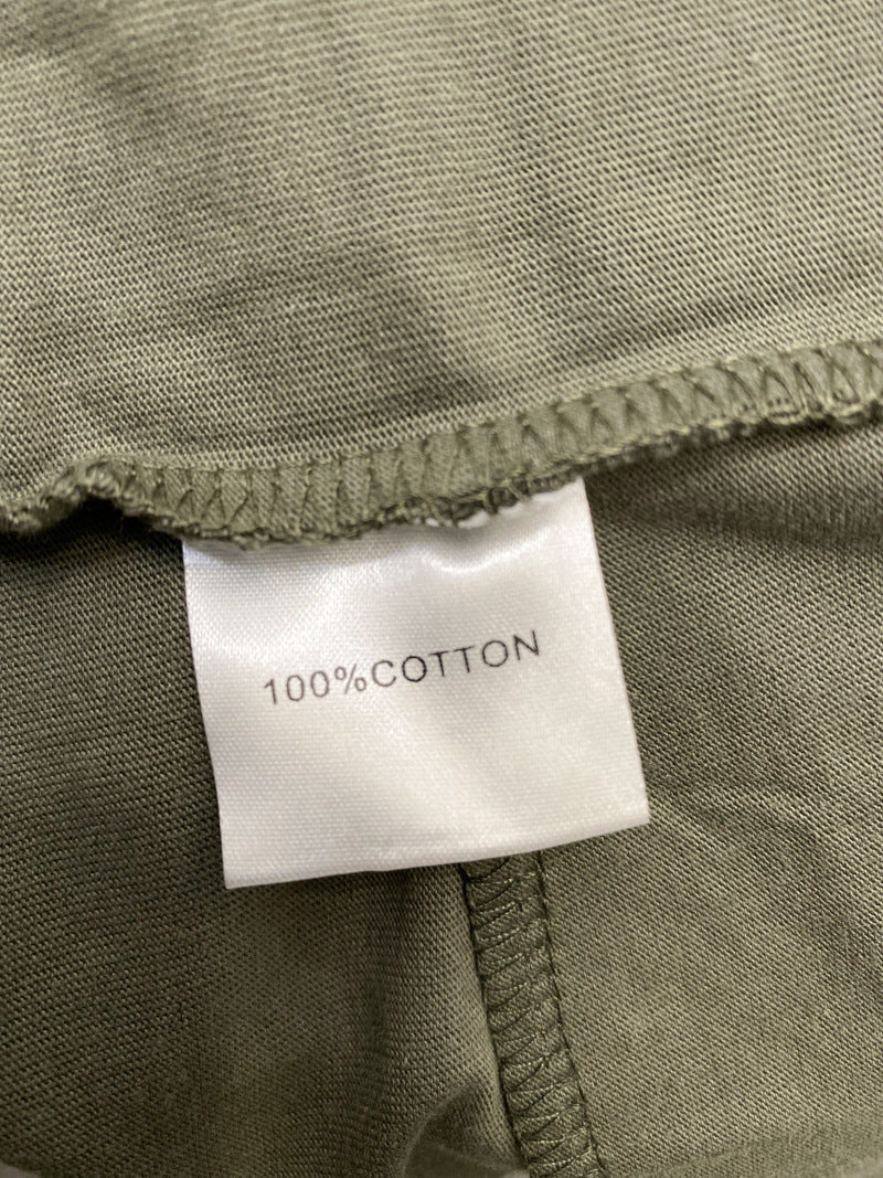 Shoulder Padded T-Shirt Dress Commuter Solid