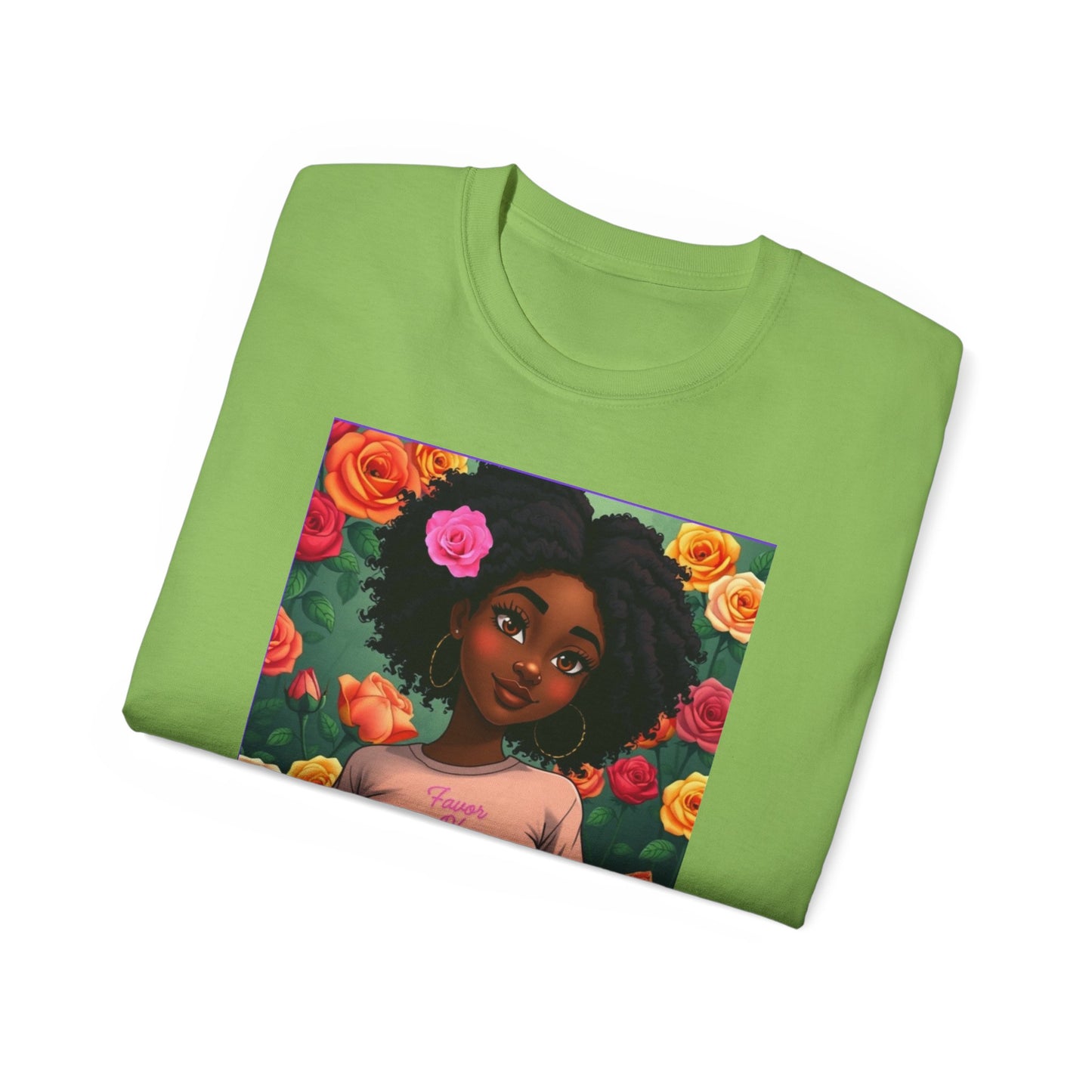 Favor Of Yahuah Tee - Hot Pink Rose