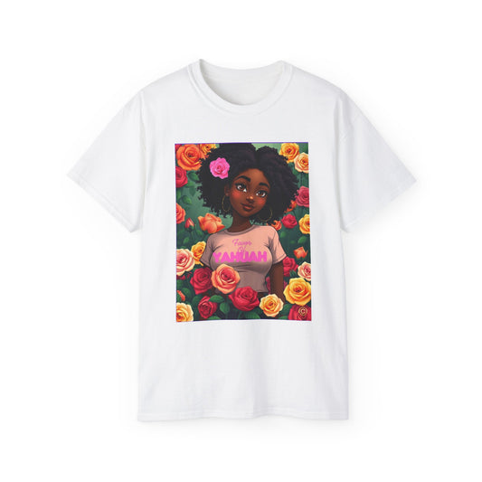Favor Of Yahuah Tee - Hot Pink Rose