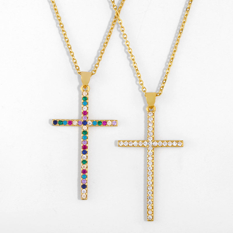Cross Pendant Necklace Creative Personality