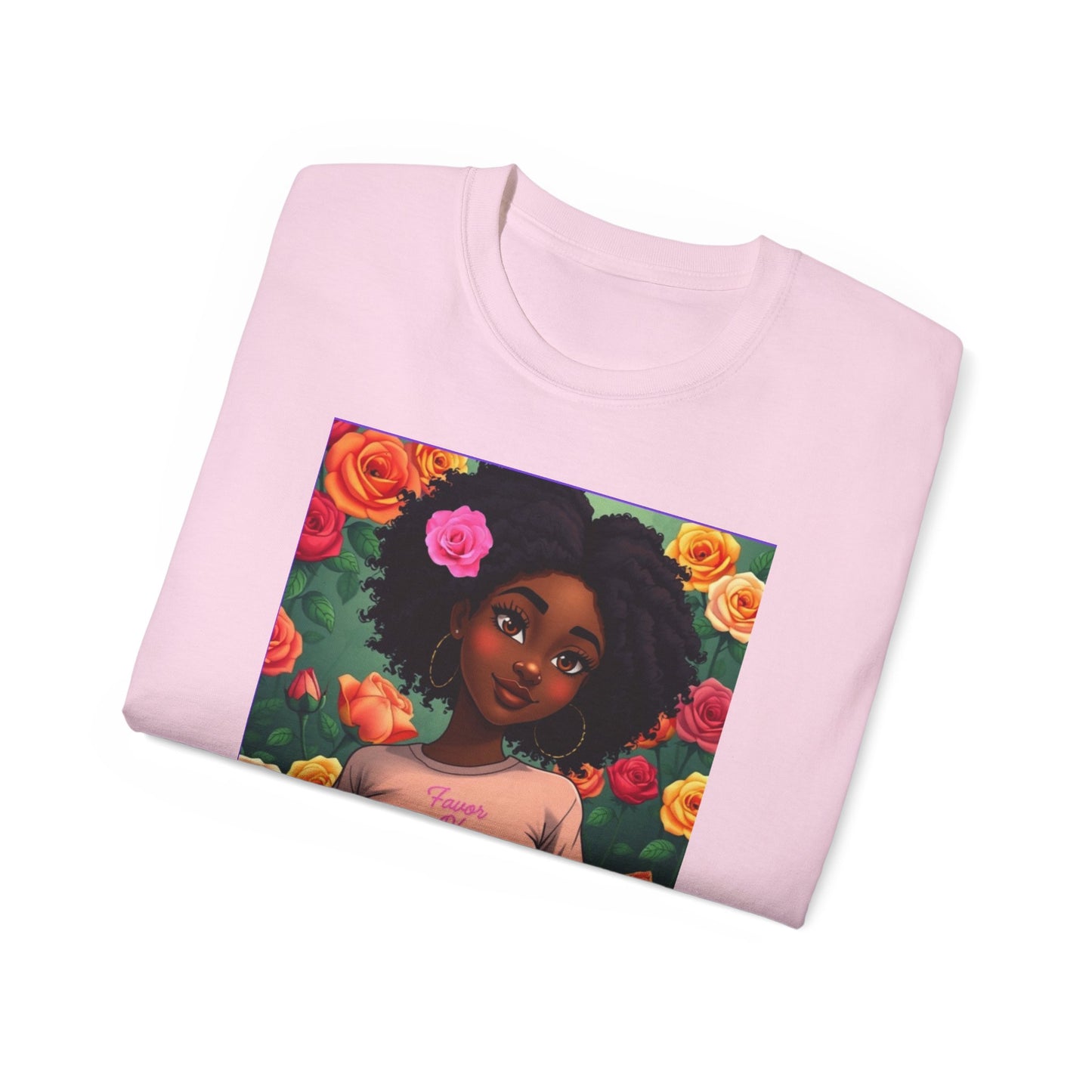 Favor Of Yahuah Tee - Hot Pink Rose