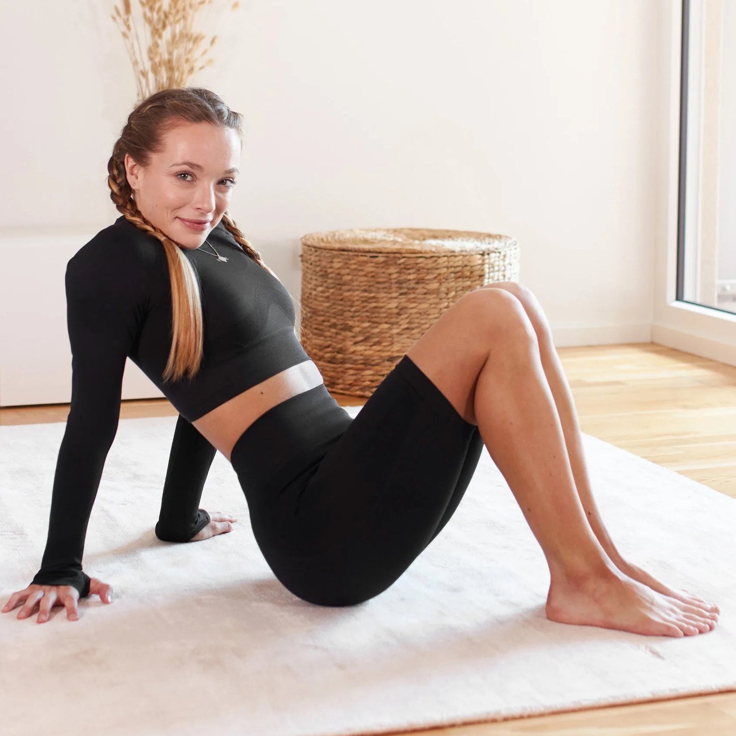 Fitness long sleeve yoga suit