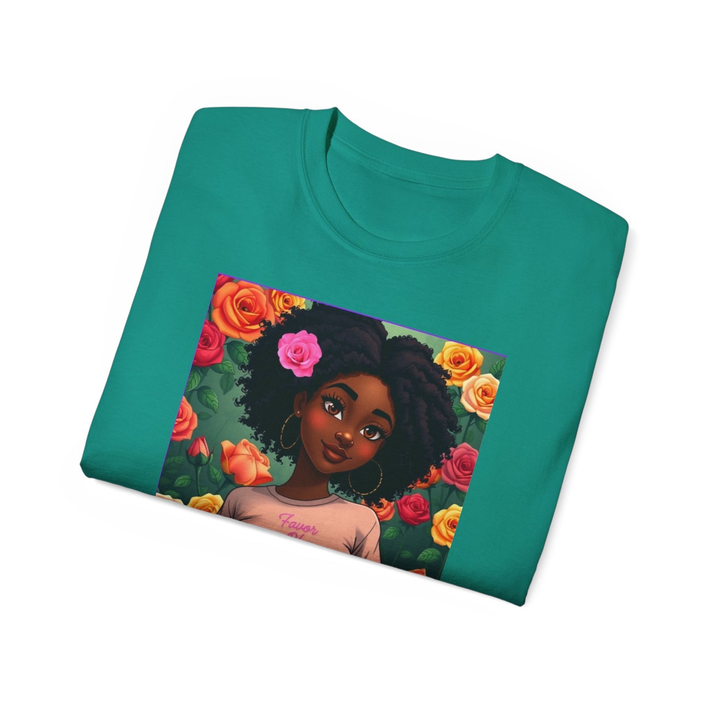 Favor Of Yahuah Tee - Hot Pink Rose