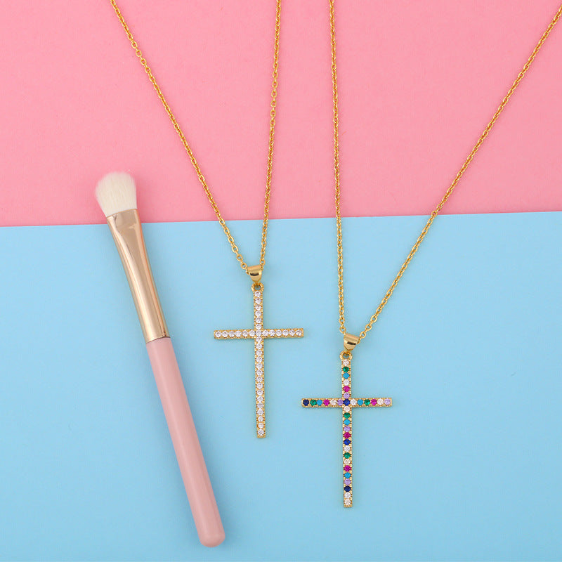 Cross Pendant Necklace Creative Personality