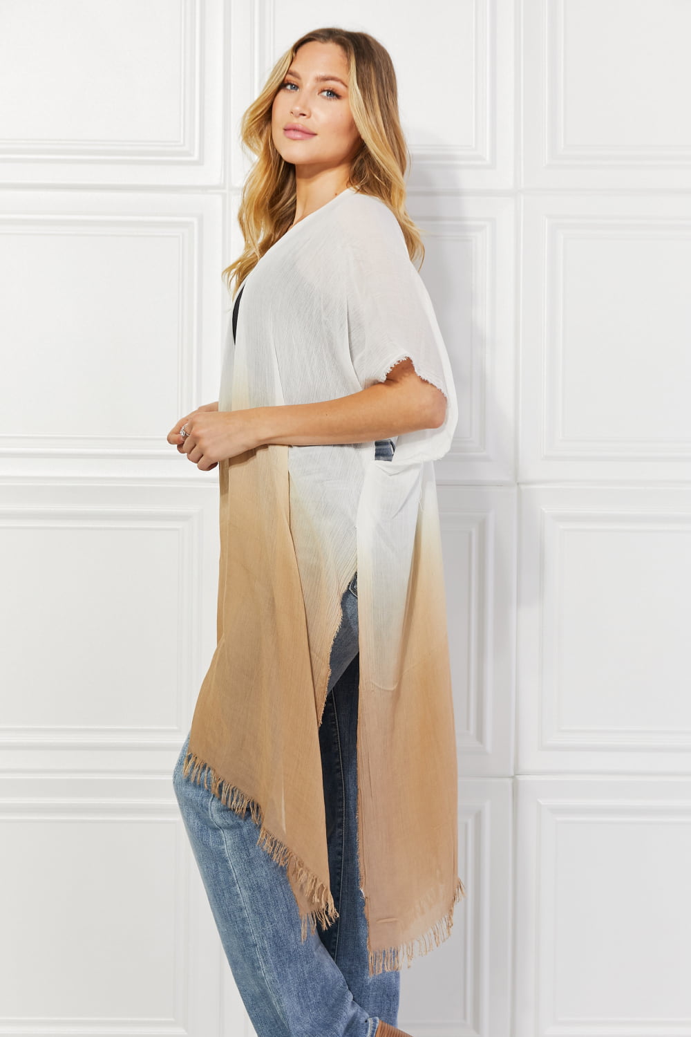 Justin Taylor Ombre Cover-Up Kimono