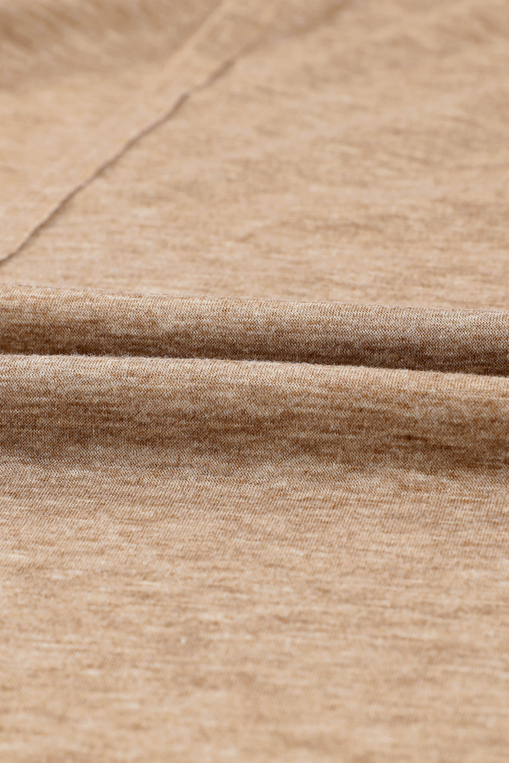 Seam Detail V-Neck Long Sleeve Top