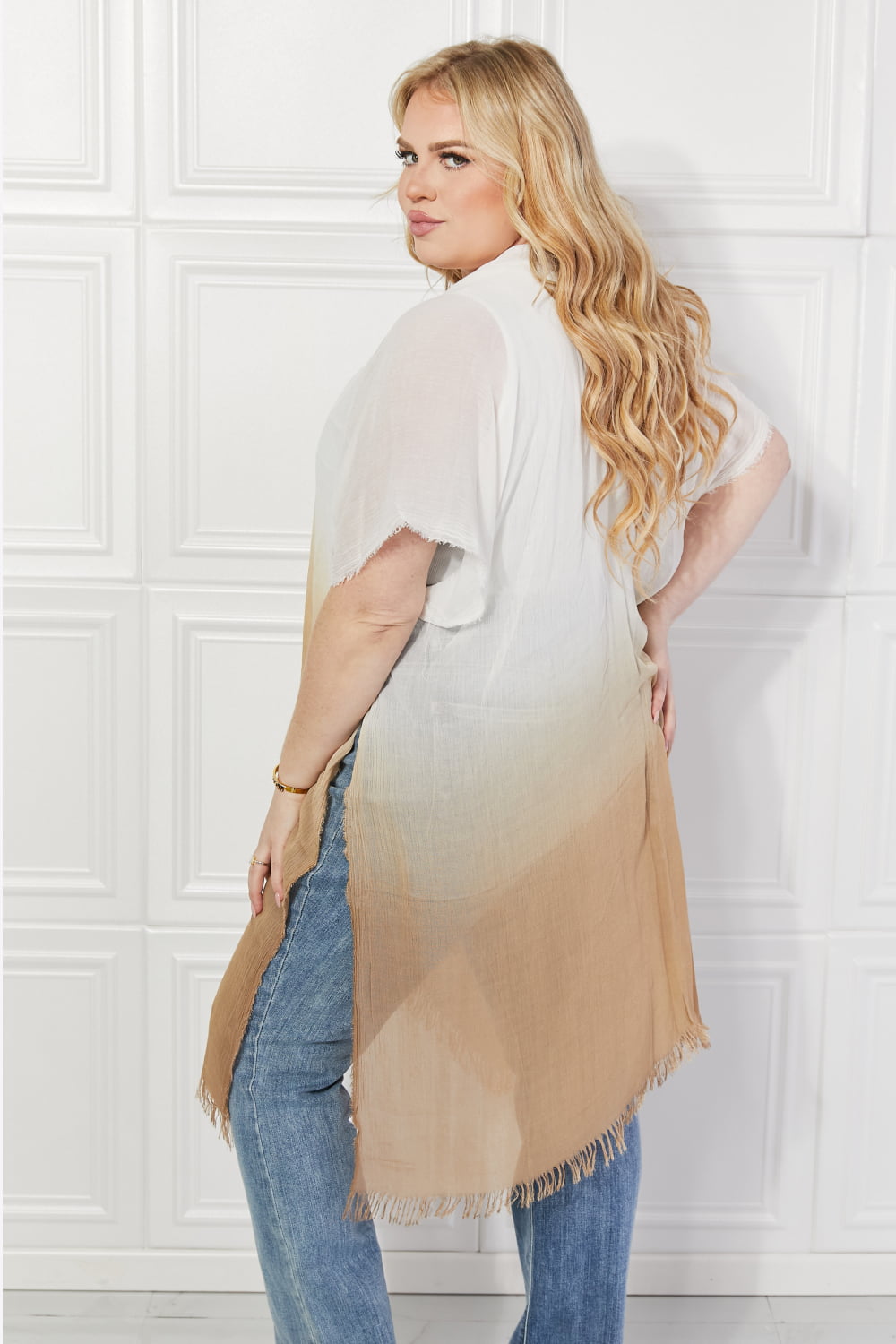 Justin Taylor Ombre Cover-Up Kimono