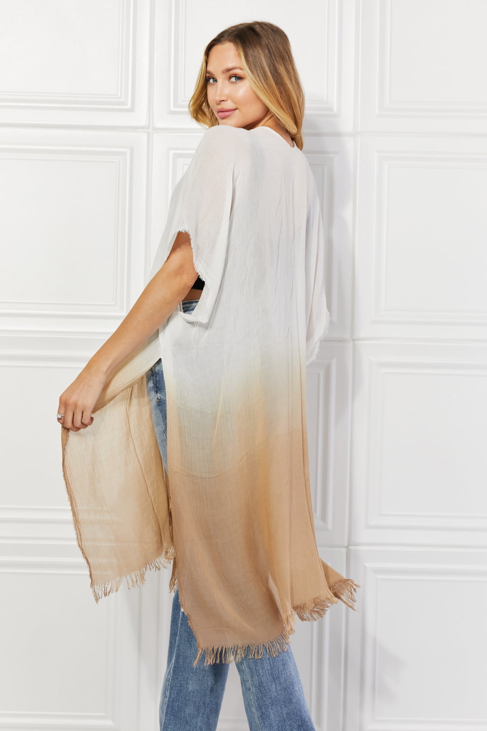 Justin Taylor Ombre Cover-Up Kimono