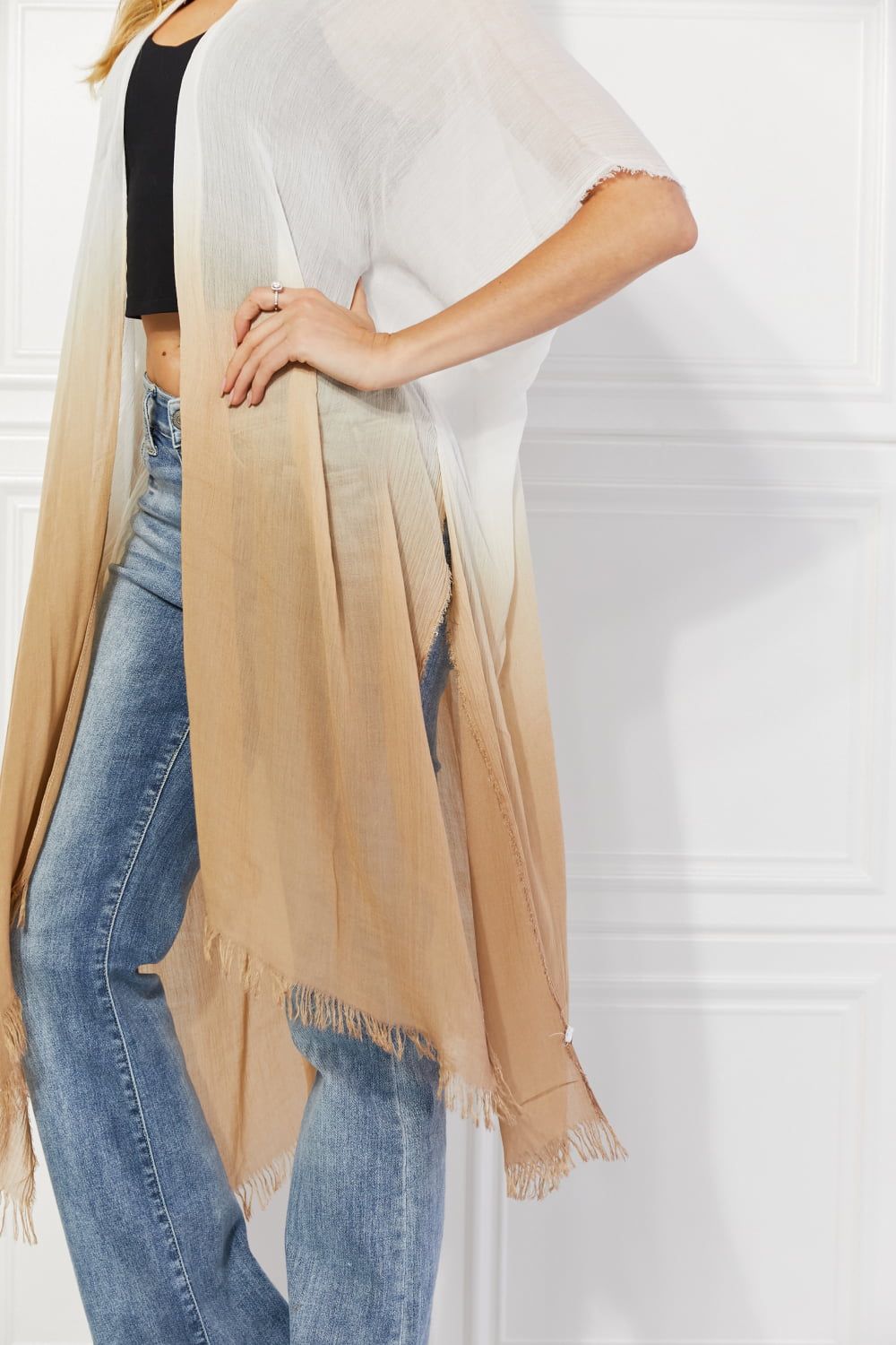 Justin Taylor Ombre Cover-Up Kimono