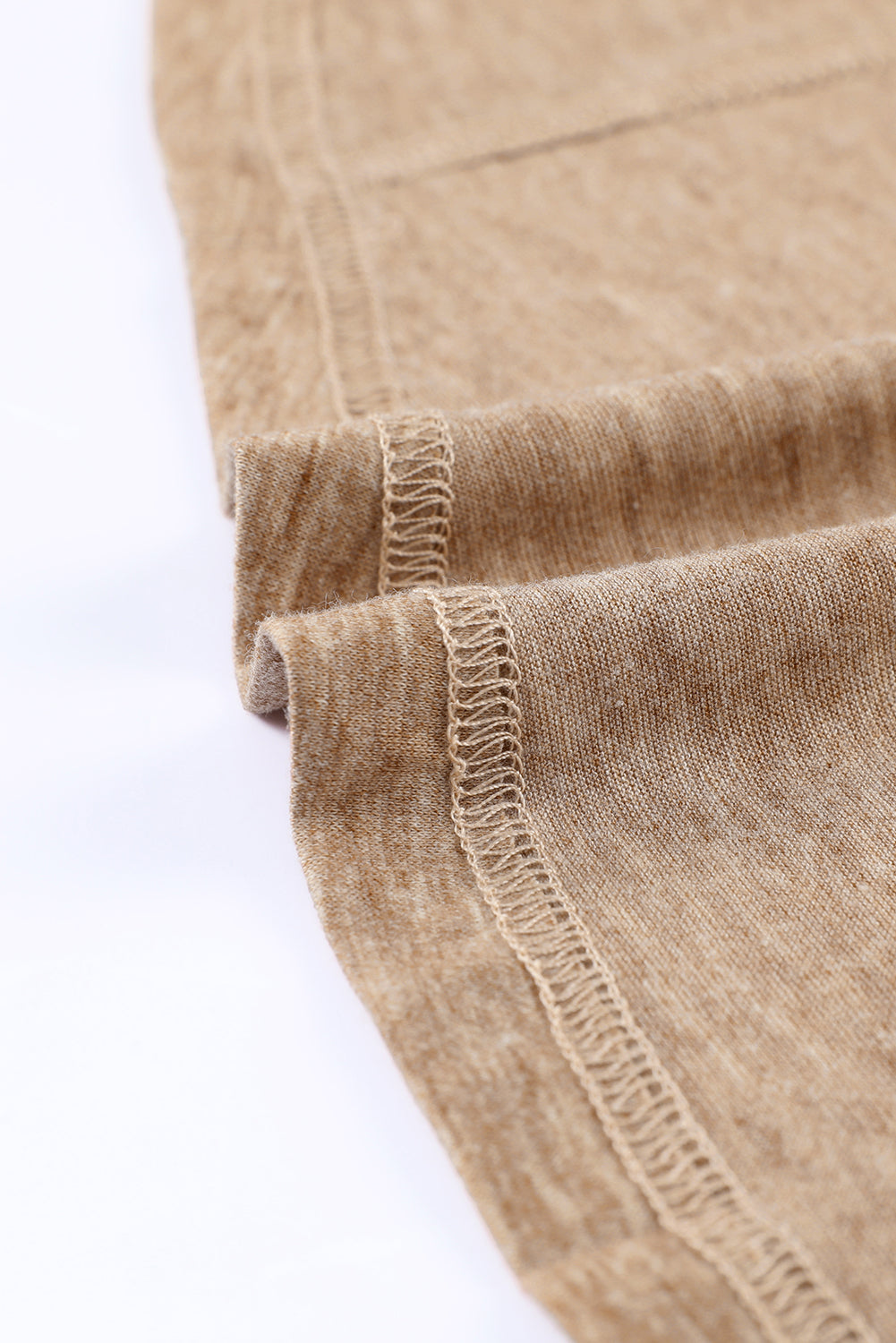 Seam Detail V-Neck Long Sleeve Top