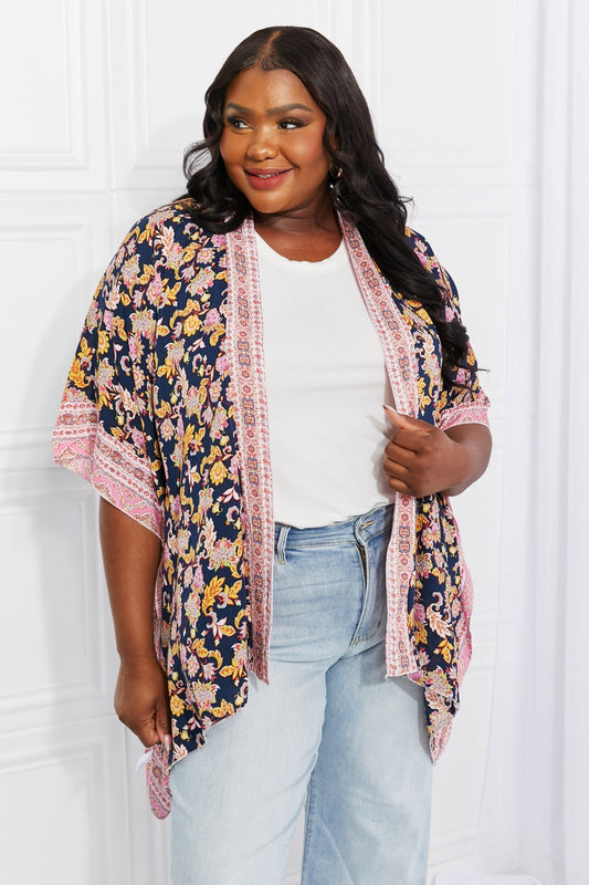 Justin Taylor Sunshine In The Garden Floral Kimono